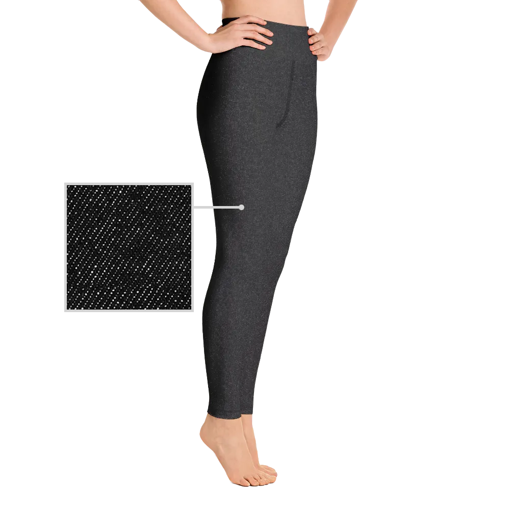 Black Denim Jean 249 Yoga Pants
