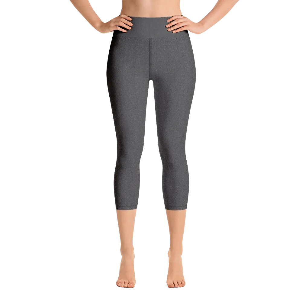 Black Denim Jean 250 Capri Yoga Pants