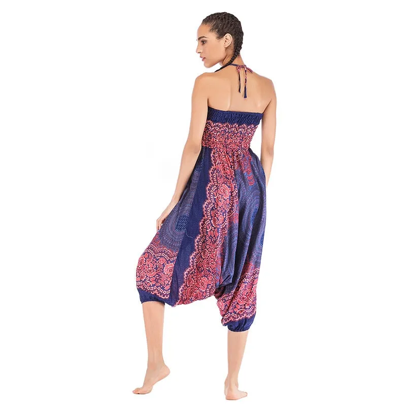 Bohemian High Waist Harem Baggy Pants