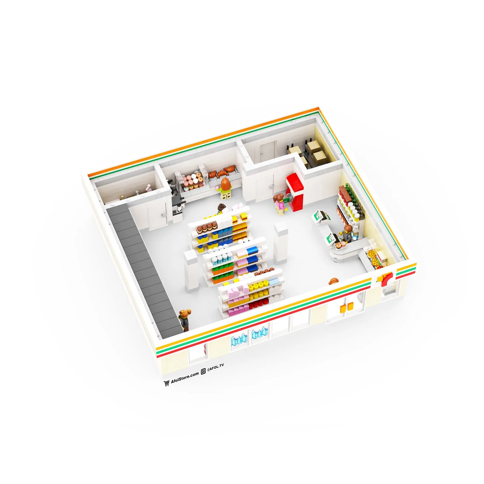 Convenience Store Interior Buildout Instructions (7 Eleven)