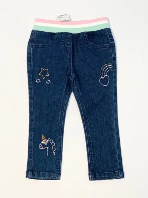 Embroidered jeans brand new - Size 2