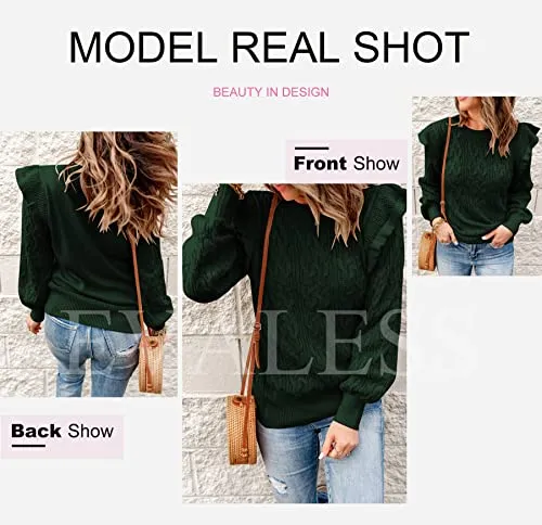 EVALESS Women's Crewneck Sweater