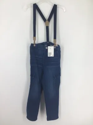 H & M Child Size 3 Blue Solid Jeans - boys