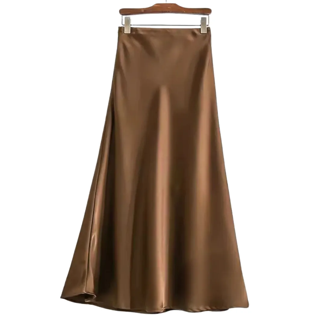 Kvinnors ttika Satin Fishtail kjol