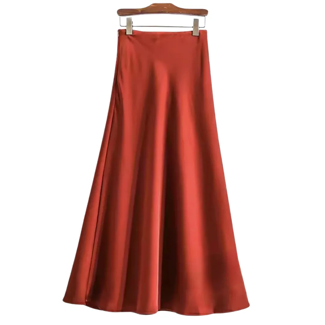 Kvinnors ttika Satin Fishtail kjol