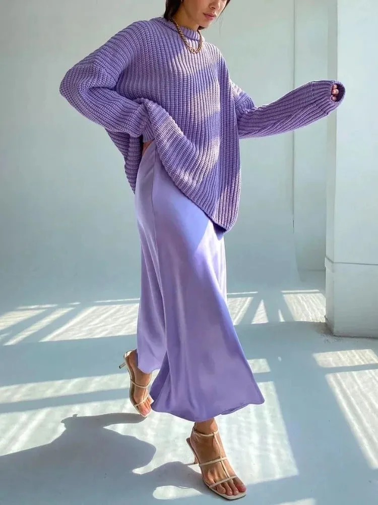 Kvinnors ttika Satin Fishtail kjol