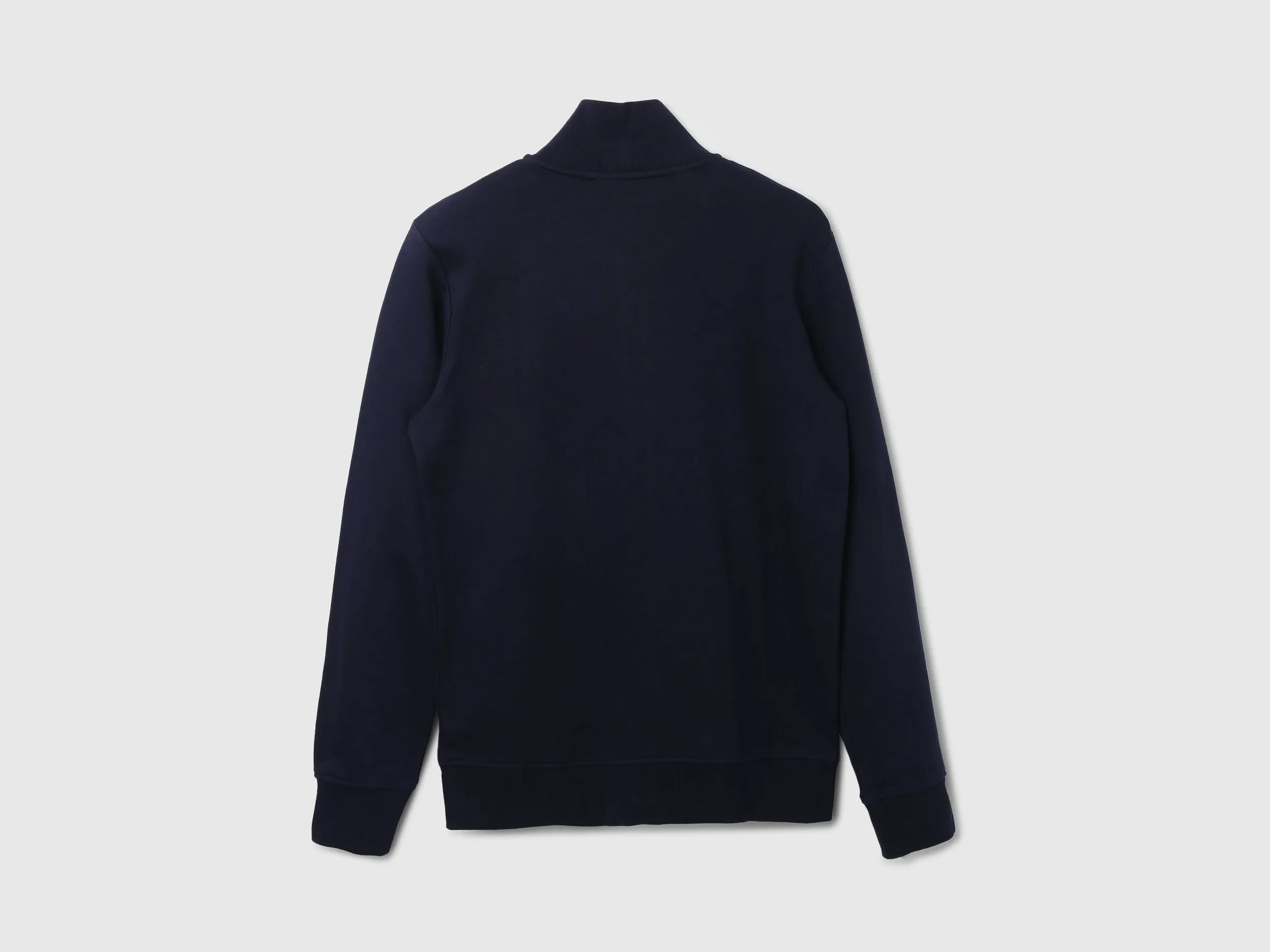 Men Brand Logo High Neck Sweatshirt