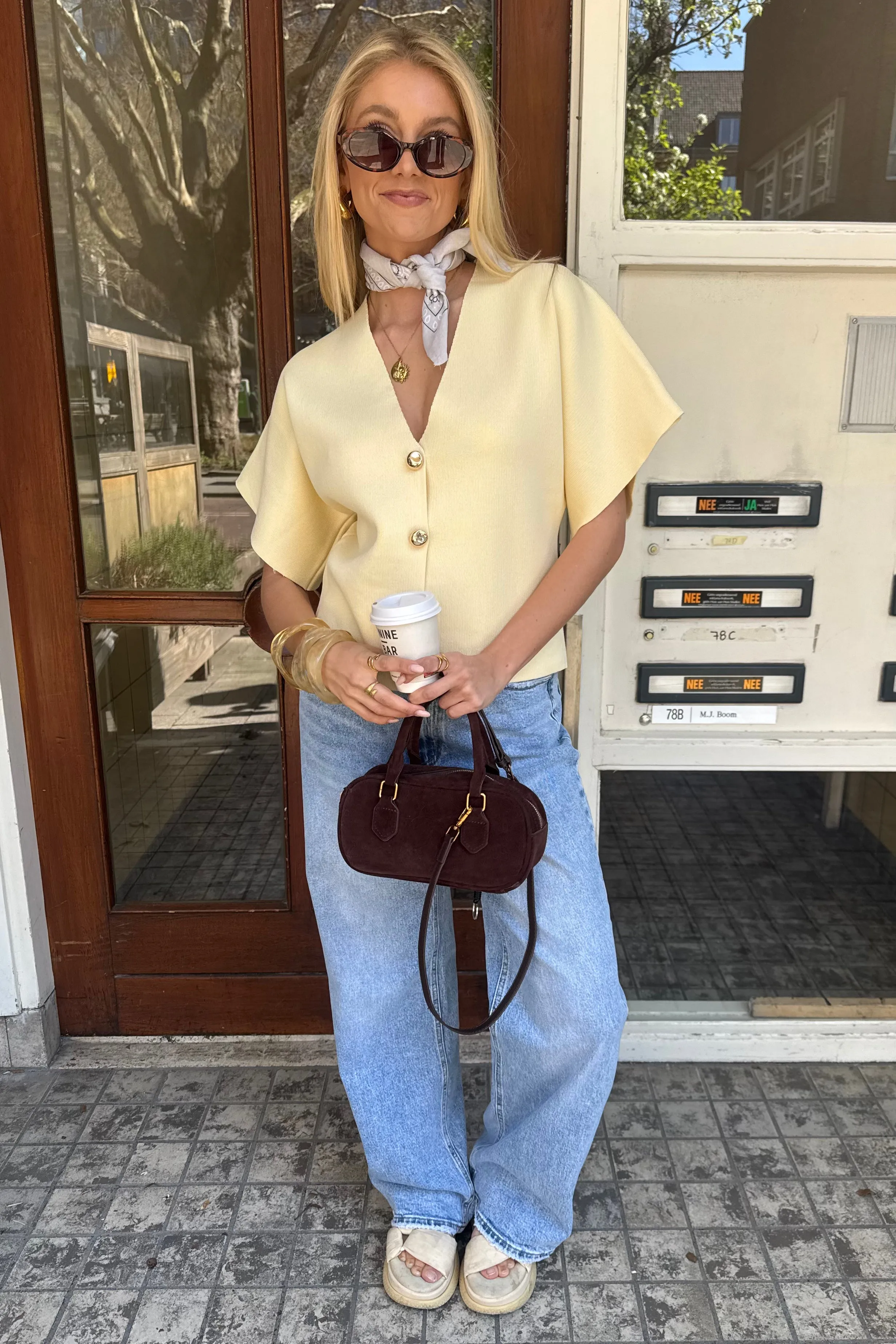 Muse top - Butter yellow