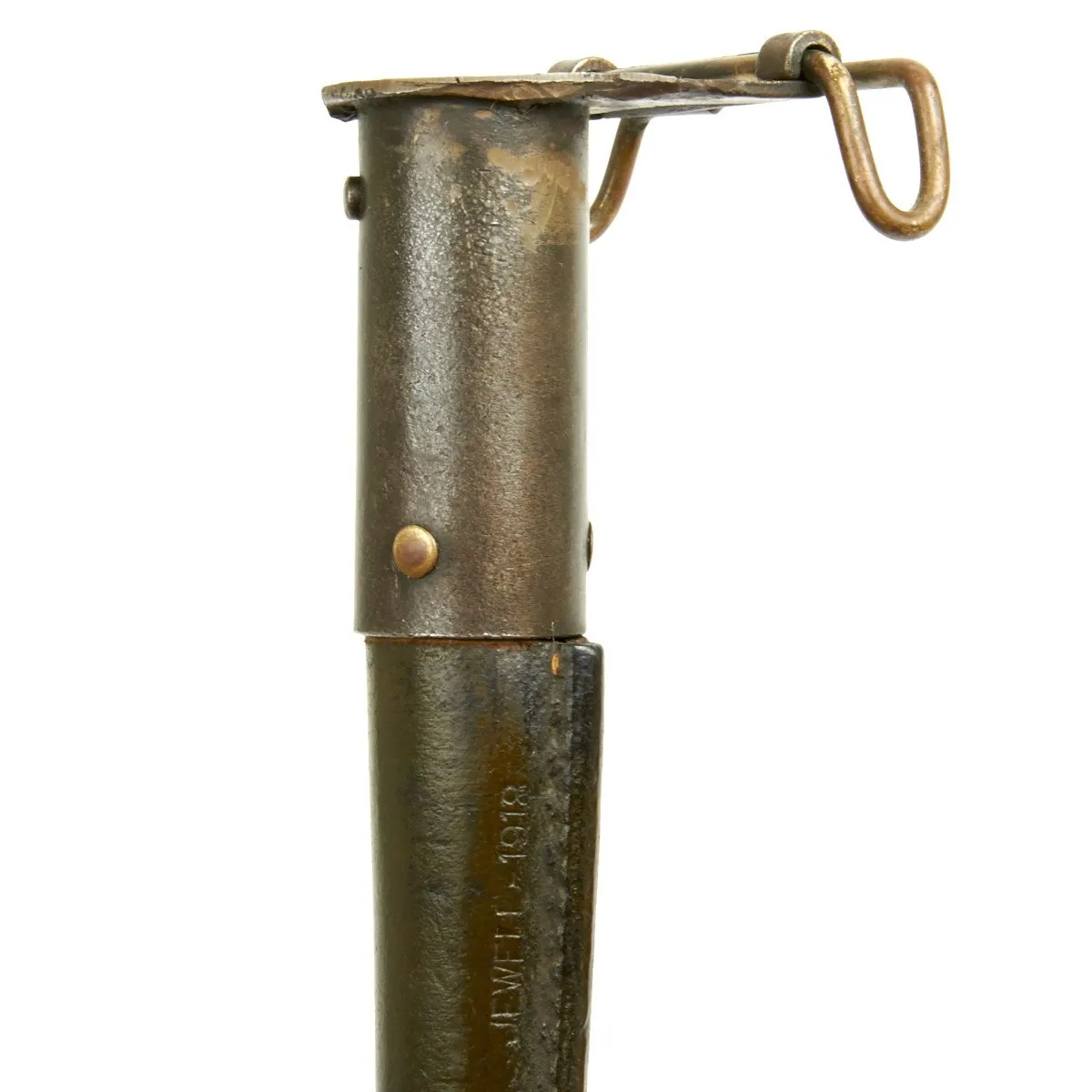 Original U.S. WWI M1917 Trench Knife by American Cutlery Company with Scabbard by Jewell