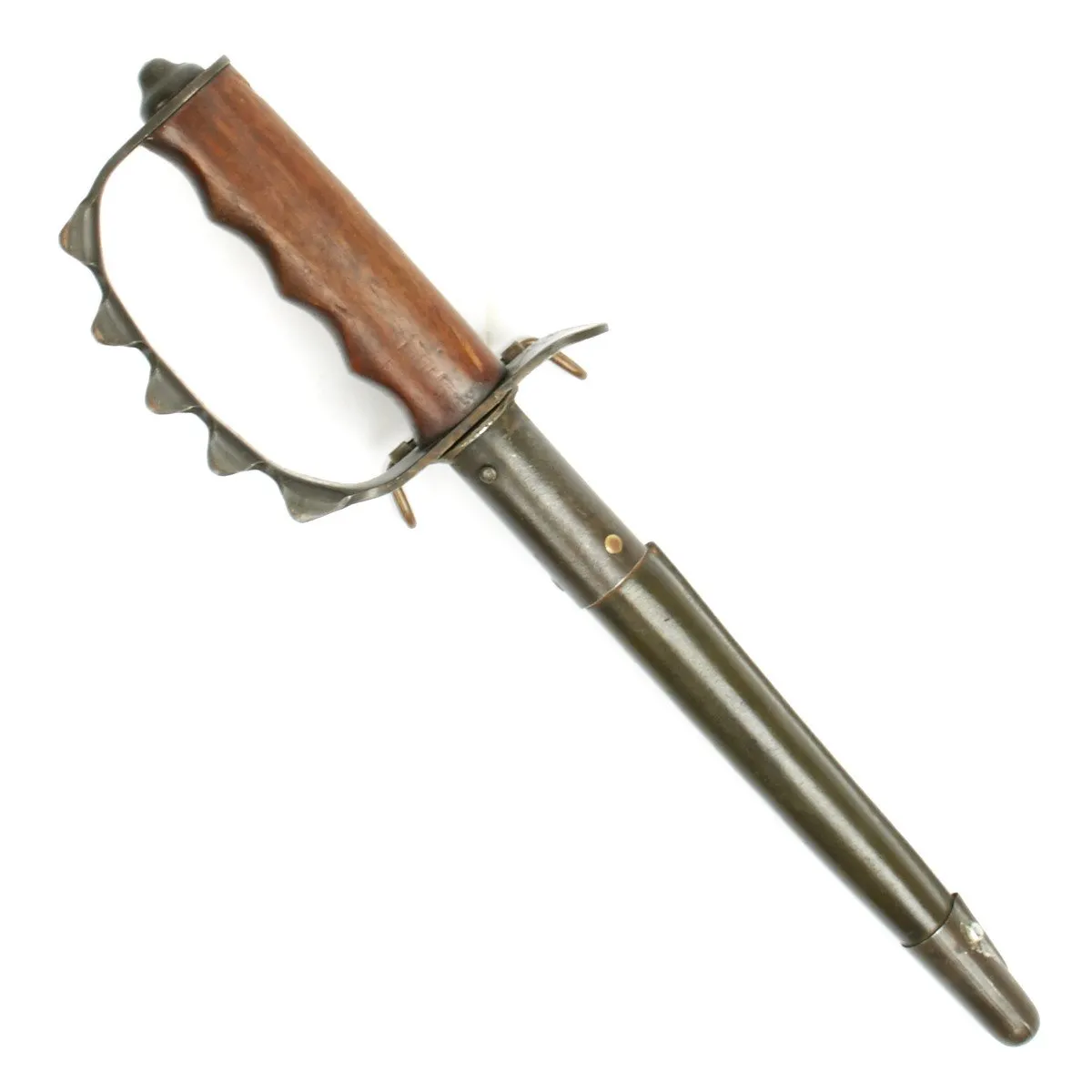 Original U.S. WWI M1917 Trench Knife by American Cutlery Company with Scabbard by Jewell