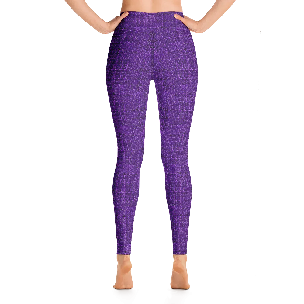 Purple Boucl Yoga Pants