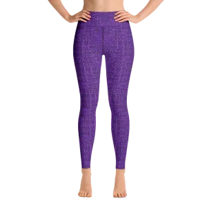 Purple Boucl Yoga Pants