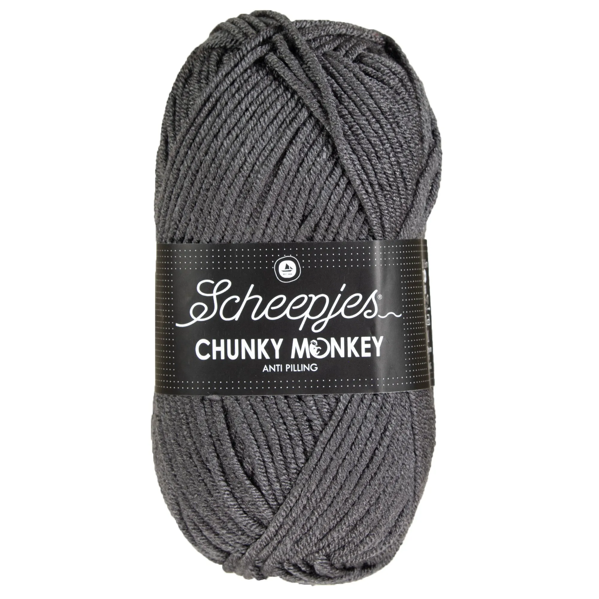 Scheepjes Chunky Monkey Yarn - 2018 Dark Grey