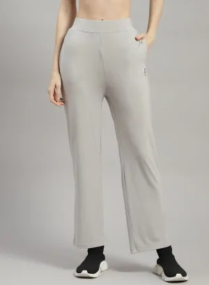 Women Grey Solid Trackpant