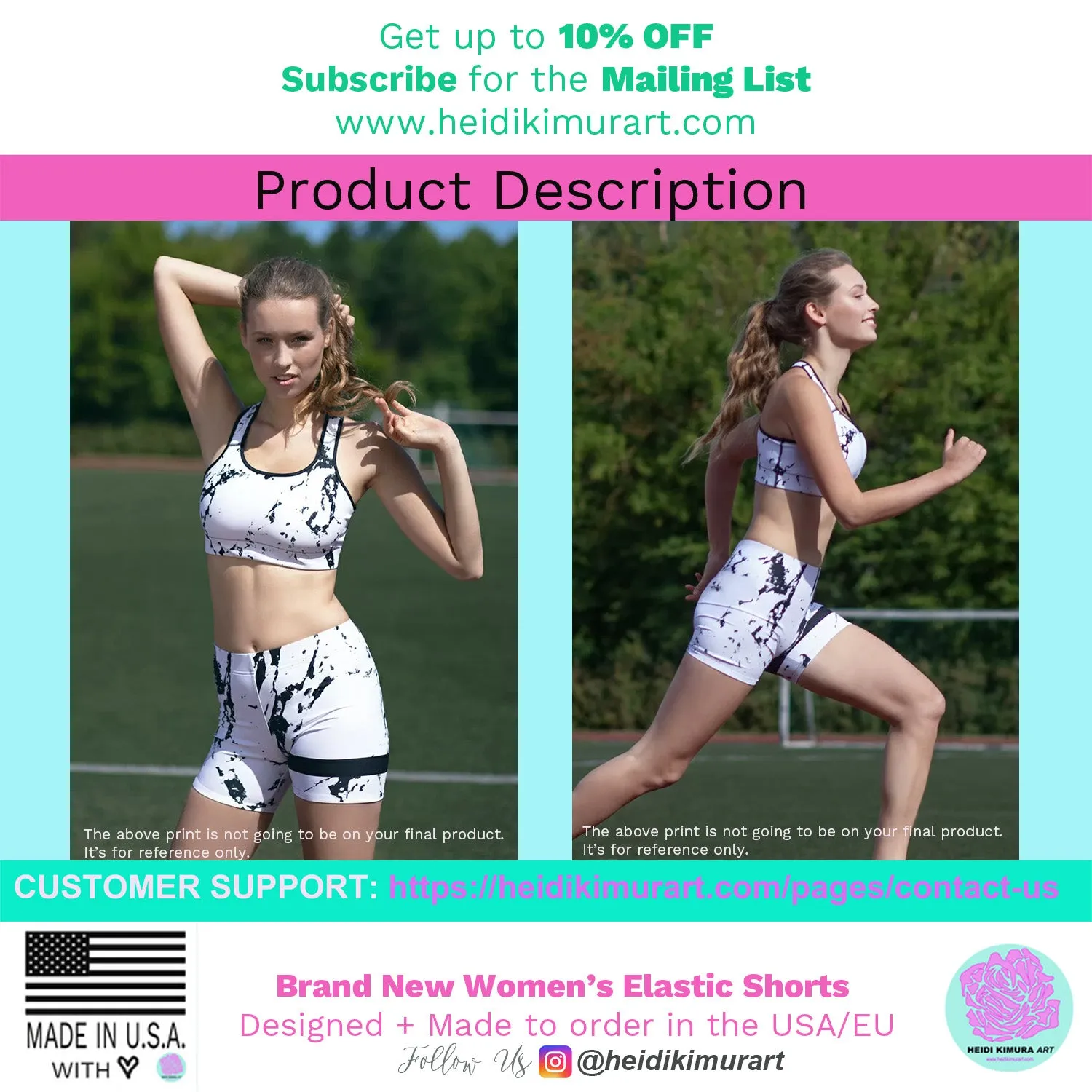 Yellow Galaxy Women's Shorts, Space Milky Way Astrology Gym Elastic Shorts-Made in USA/EU